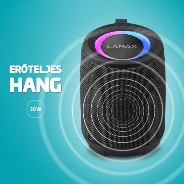Lamax Waver1 Bluetooth Speaker Black
