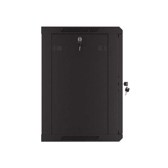 Lanberg 19" 12U Falra szerelhető Rackszekrény Black