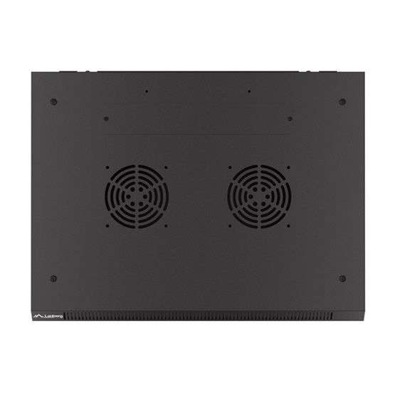 Lanberg 19" 12U Falra szerelhető Rackszekrény Black