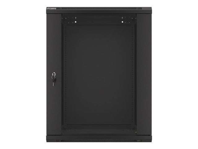 Lanberg 19" 15U Falra szerelhető Rackszekrény Black