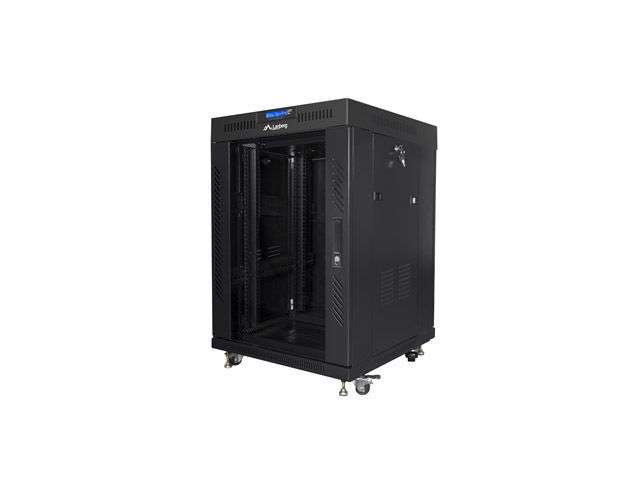 Lanberg 19" 15U LCD Szabadon álló Rackszekrény Black