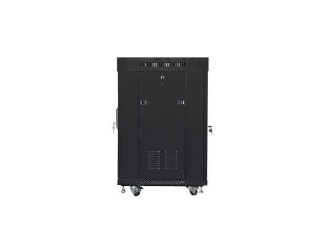 Lanberg 19" 15U LCD Szabadon álló Rackszekrény Black