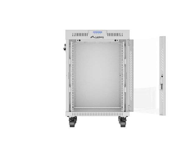 Lanberg 19" 15U LCD Szabadon álló Rackszekrény Grey