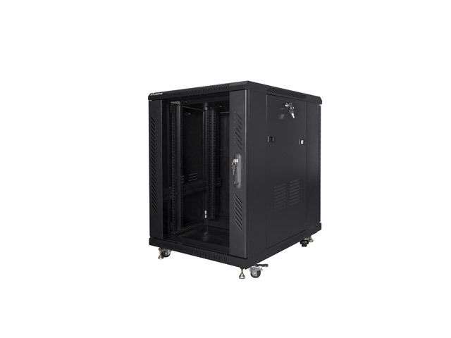 Lanberg 19" 15U Szabadon álló Rackszekrény Black