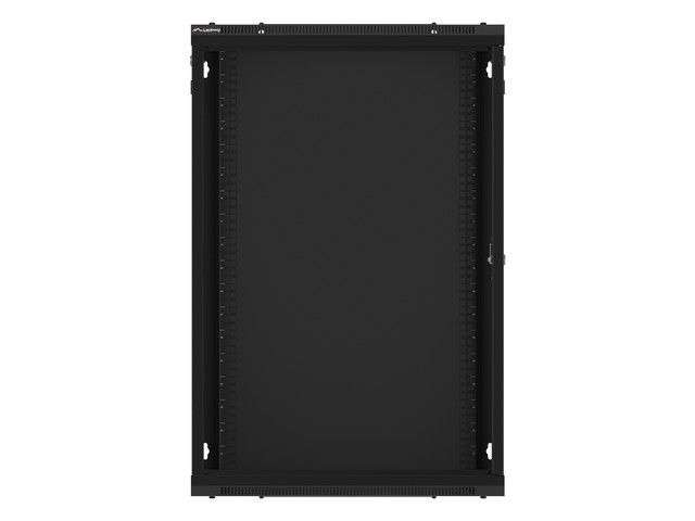 Lanberg 19" 18U Falra szerelhető Rackszekrény Black