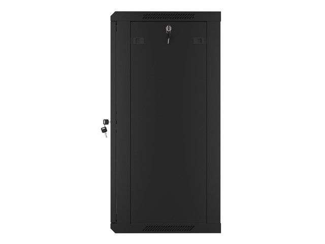Lanberg 19" 18U Falra szerelhető Rackszekrény Black