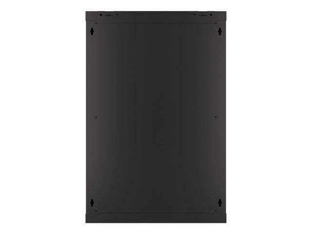 Lanberg 19" 18U Falra szerelhető Rackszekrény Black