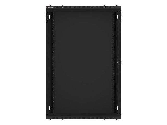 Lanberg 19" 18U Falra szerelhető Rackszekrény Black