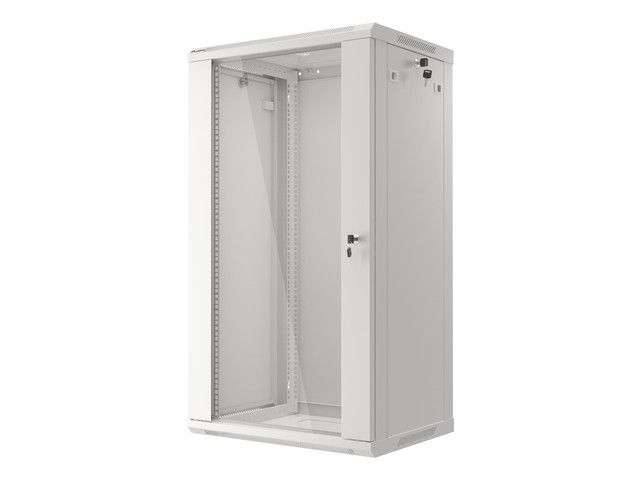 Lanberg 19" 22U Falra szerelhető Rackszekrény Grey
