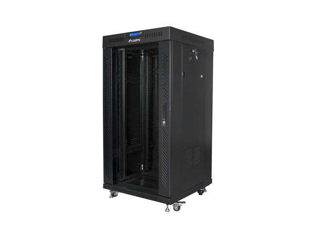 Lanberg 19" 22U LCD Szabadon álló Rackszekrény Black