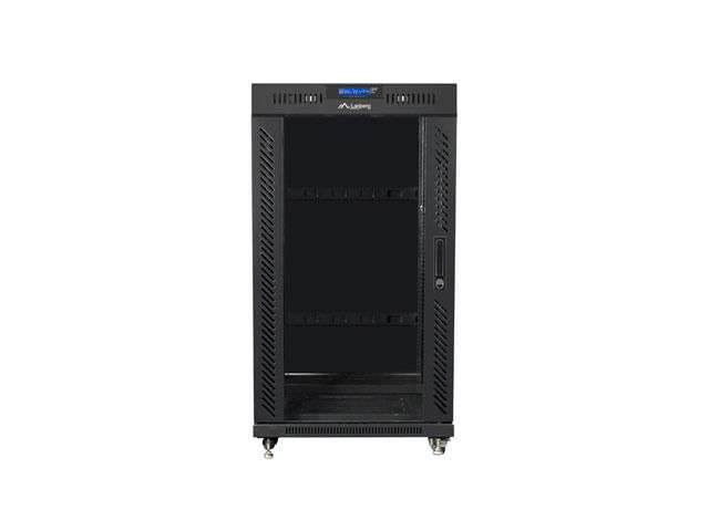 Lanberg 19" 22U LCD Szabadon álló Rackszekrény Black