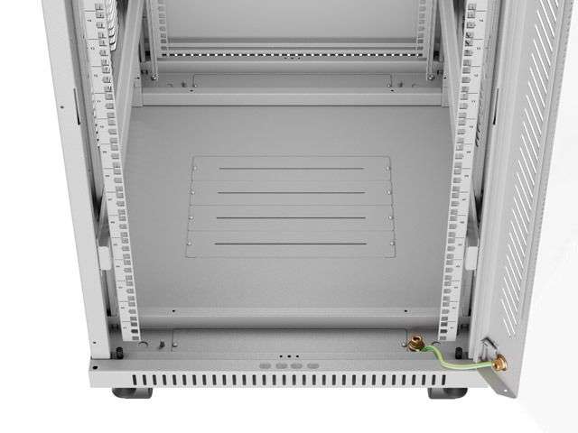 Lanberg 19" 22U LCD Szabadon álló Rackszekrény Grey
