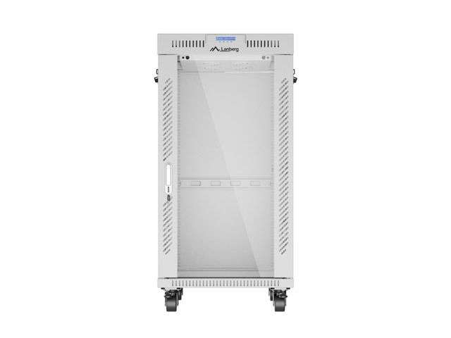 Lanberg 19" 22U LCD Szabadon álló Rackszekrény Grey