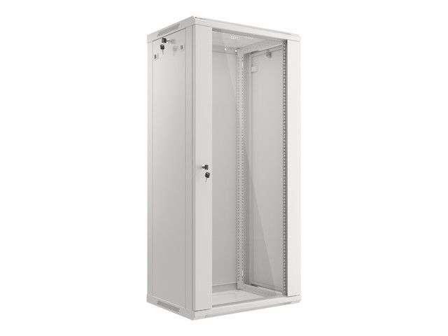 Lanberg 19" 27U Falra szerelhető Rackszekrény Grey