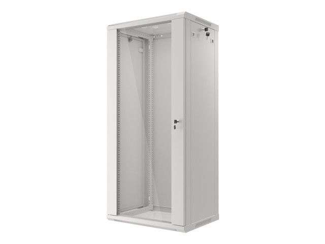 Lanberg 19" 27U Falra szerelhető Rackszekrény Grey