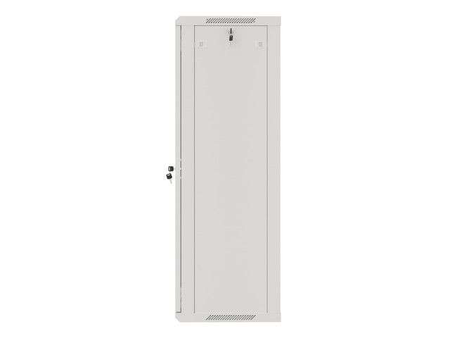 Lanberg 19" 27U Falra szerelhető Rackszekrény Grey