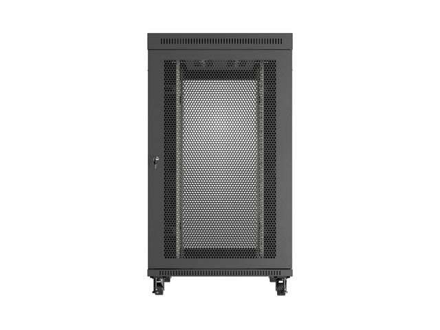 Lanberg 19" 27U Szabadon álló Rackszekrény Black
