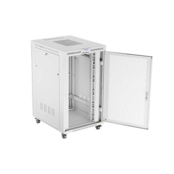 Lanberg 19" 27U Szabadon álló Rackszekrény Grey