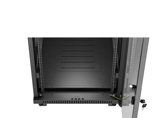 Lanberg 19" 32U Szabadon álló Rackszekrény Black