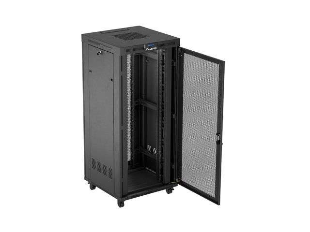 Lanberg 19" 37U Szabadon álló Rackszekrény Black