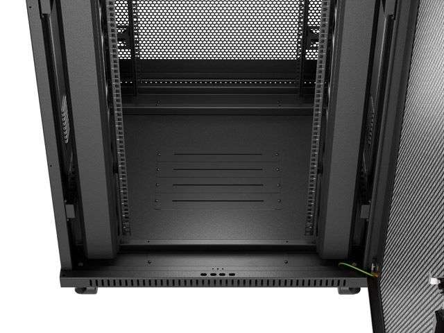 Lanberg 19" 37U Szabadon álló Rackszekrény Black