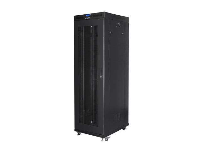Lanberg 19" 42U Szabadon álló Rackszekrény Black