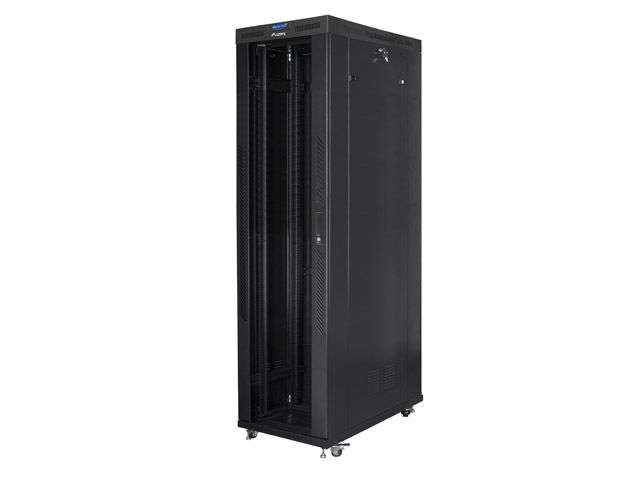 Lanberg 19" 47U Szabadon álló Rackszekrény Black