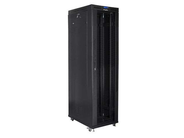 Lanberg 19" 47U Szabadon álló Rackszekrény Black