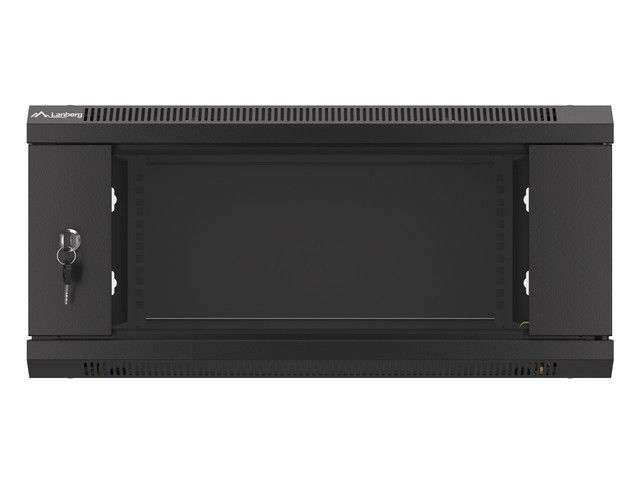 Lanberg 19" 4U Falra szerelhető Rackszekrény Black