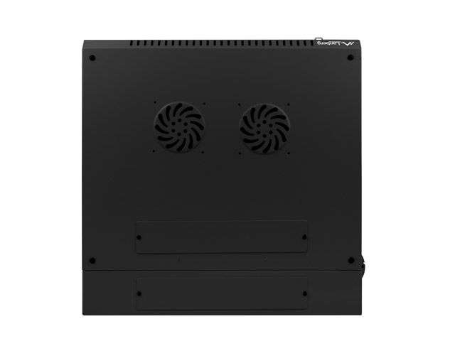 Lanberg 19" 6U Falra szerelhető Rackszekrény Black
