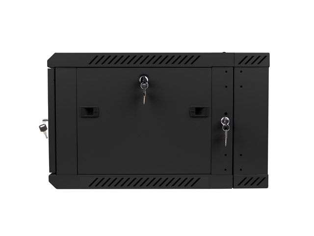 Lanberg 19" 6U Falra szerelhető Rackszekrény Black