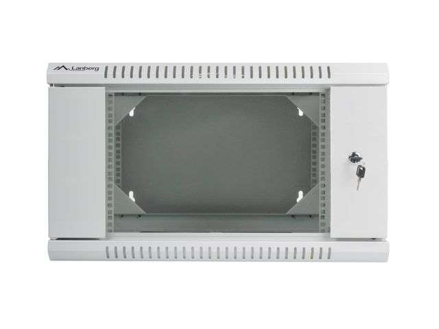 Lanberg 19" 6U Falra szerelhető Rackszekrény Grey