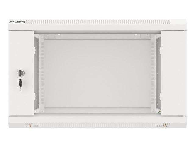 Lanberg 19" 6U Falra szerelhető Rackszekrény Grey