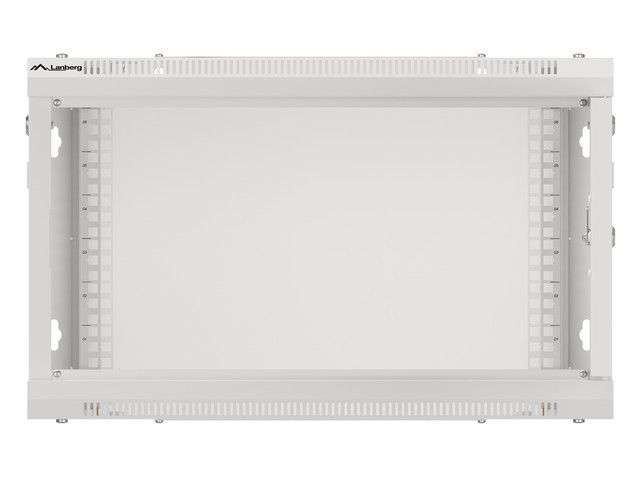 Lanberg 19" 6U Falra szerelhető Rackszekrény Grey