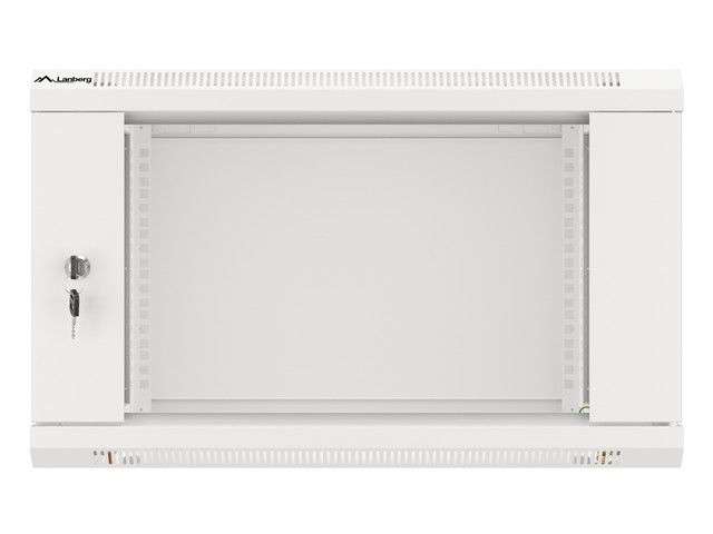 Lanberg 19" 6U Falra szerelhető Rackszekrény Silver
