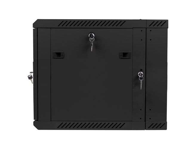 Lanberg 19" 9U Falra szerelhető Rackszekrény Black
