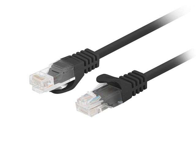 Lanberg CAT5e UTP Patch Cable 0,25m Black