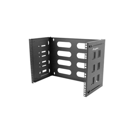 Lanberg Folding Bracket Wall-Mount 19" 8U 497X400/240 Black