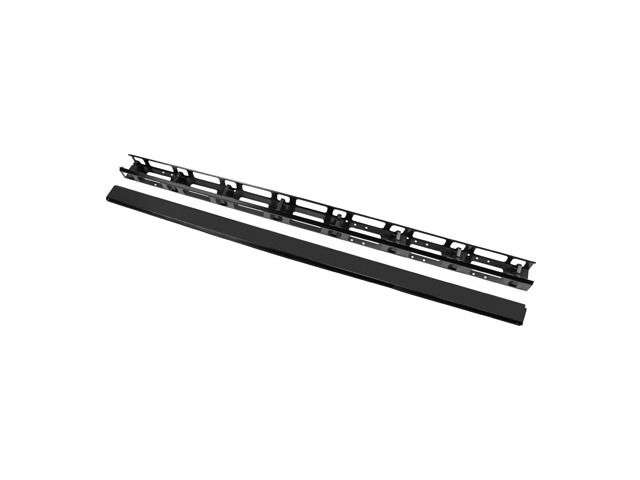 Lanberg Függőleges kábelvezető csatorna 37U 19" szabadon álló szekrényhez 2db Black