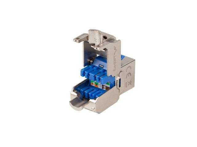 Lanberg Keystone Modul szerszám nélkül szerelhető RJ45 CAT.6a FTP
