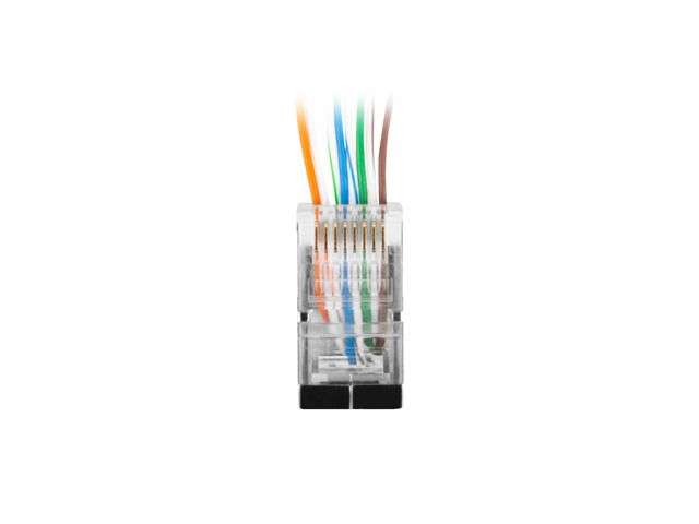 Lanberg RJ45 CAT.6 FTP Dugó 8P8C Átmenő Típus 20db