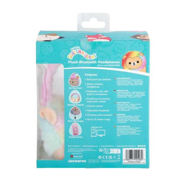 Lazer Built Squishmallows Leonard Portable Bluetooth Headset