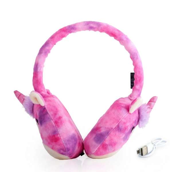 Lazer Built Squishmallows Lola Portable Bluetooth Headset Pink