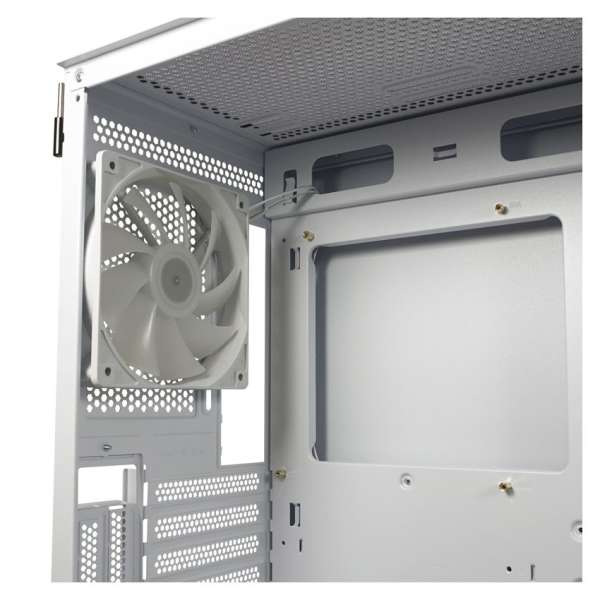 LC Power 806W Crosswind X Gaming Case ARGB Tempered Glass White