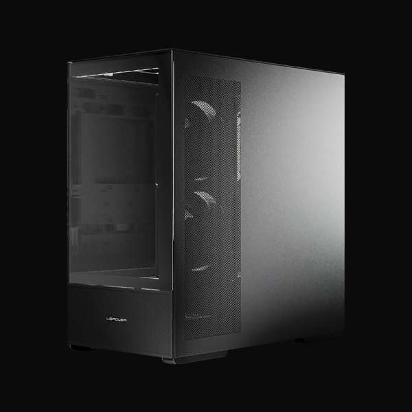 LC Power Gaming 812B Onyx Vision Tempered Glass Black