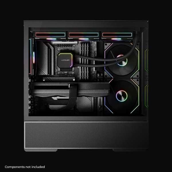 LC Power Gaming 812B Onyx Vision Tempered Glass Black