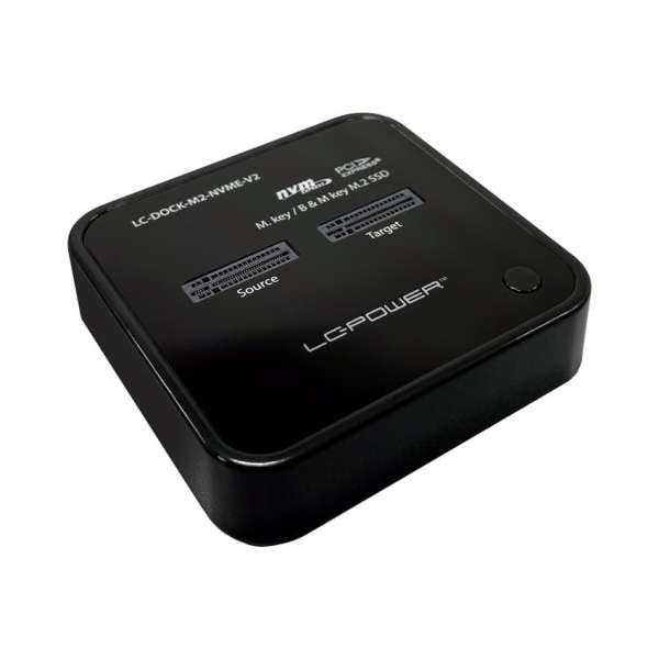 LC Power LC-DOCK-M2-NVME-V2 Docking station for two NVME M.2 SSDs
