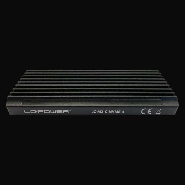 LC Power LC-M2-C-NVME-4 M.2 NVMe SSD Enclosure Black