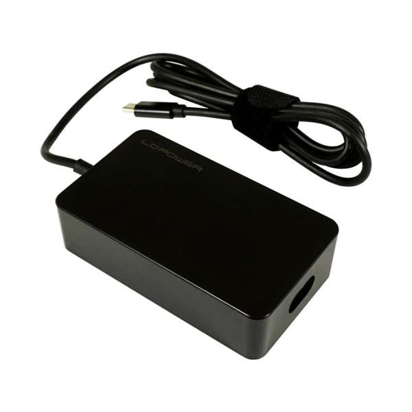 LC Power LC-NB-GAN-65-C 5-20V / 3,25A 65W Type-C univerzális hálózati notebook töltő