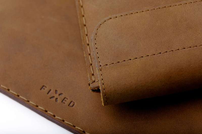 FIXED Bőrtok Oxford for Apple iPad 9.7"(2016/2017/2018), iPad Air, iPad Air 2, iPad Pro 9.7"(2016) Brown